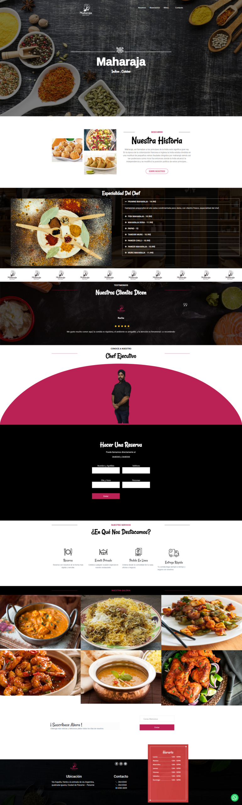 Maharaja Indian Cuisine